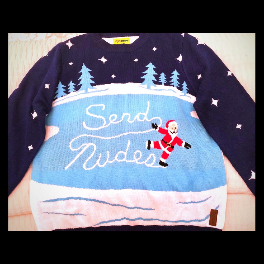 Blue Christmas Sweater
